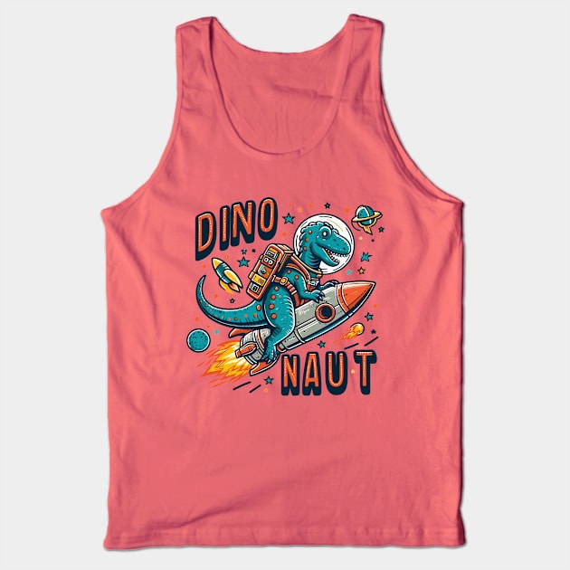 Dino Naut Tank Top by FinerDesigner